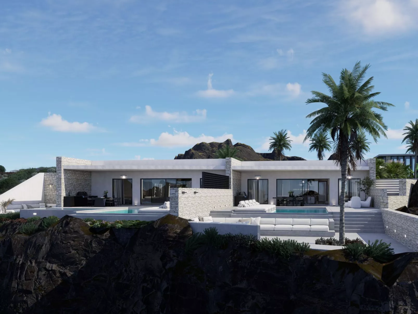 Monte Smith Villa Aether-Buiten