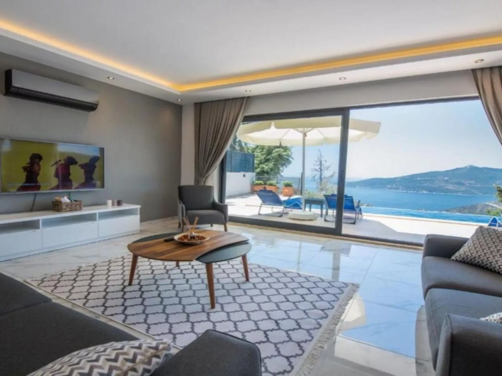 Meerblick Villa-Binnen