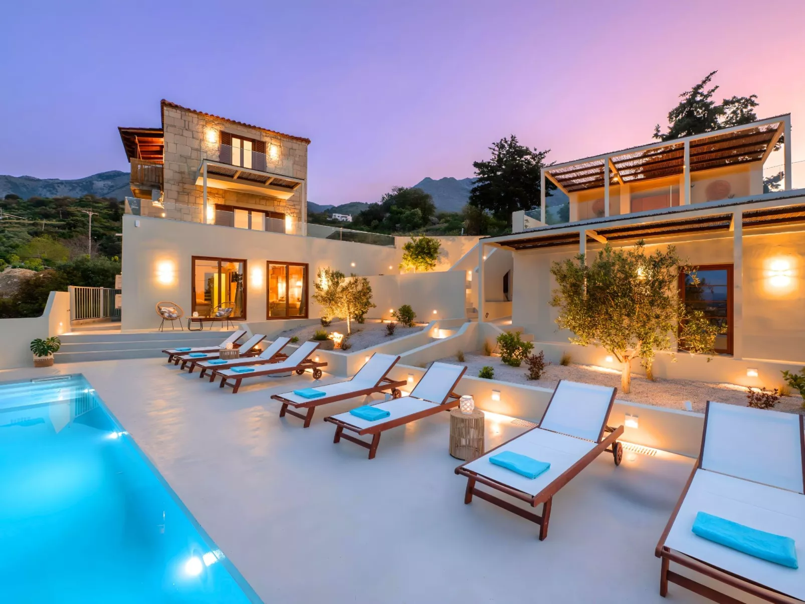 Soluna Villa Privater Pool-Buiten