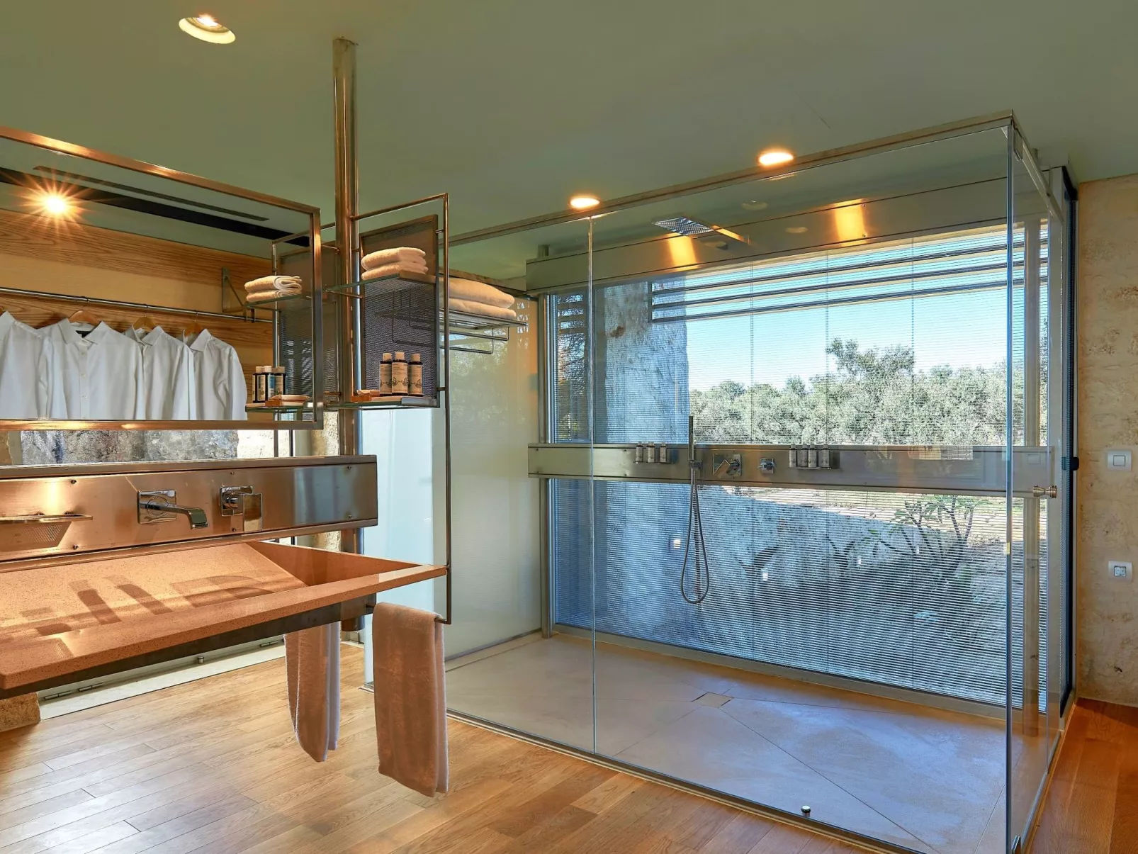 New Olives and Thyme, Meerblick mit 2 beheizten Pools-Binnen