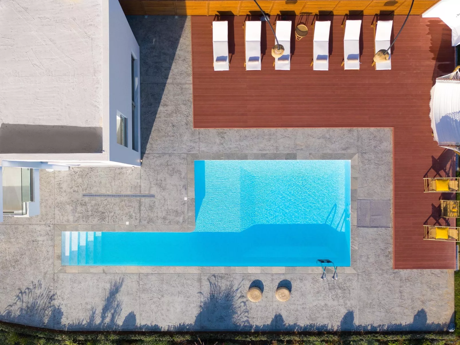 Villa Pounentis auf einem Hügel in Lachania-Buiten