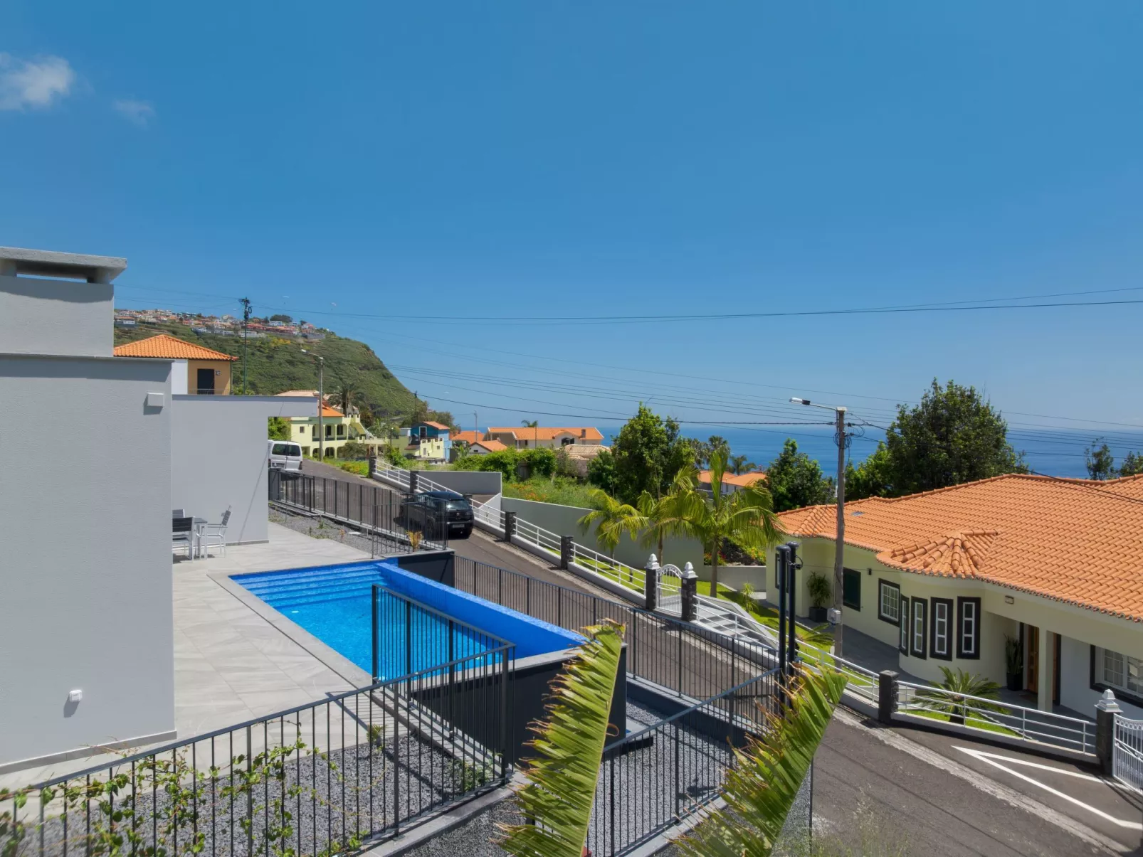 Bucht Calheta Villa-Buiten