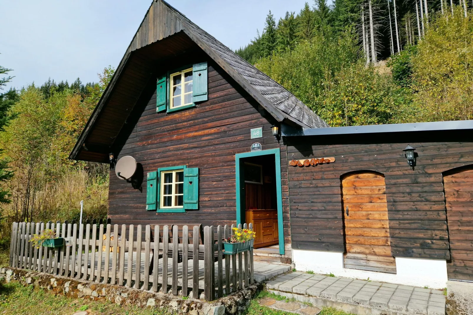 Panoramahütte Präbichl-Buitenkant zomer