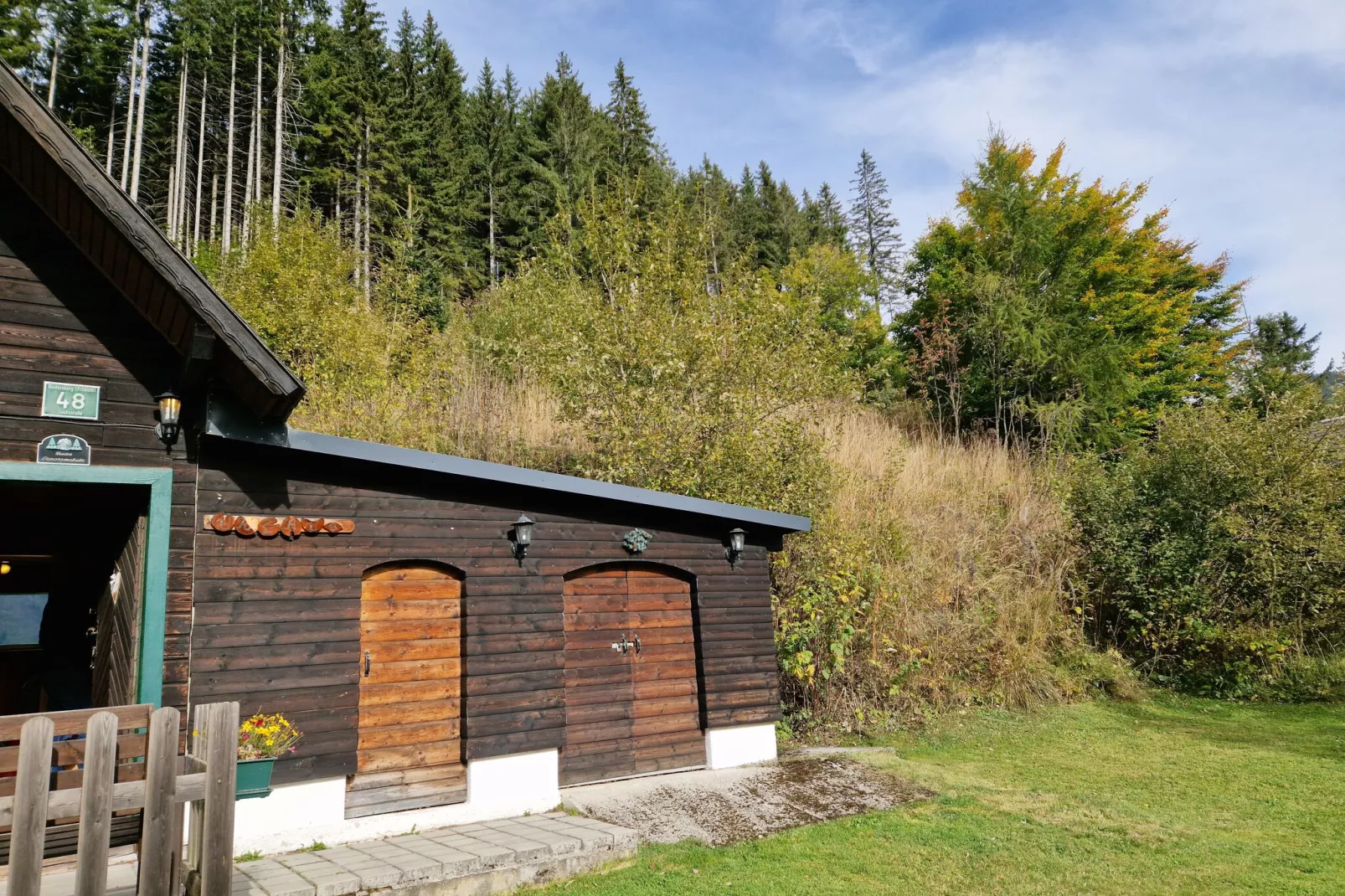 Panoramahütte Präbichl-Buitenkant zomer