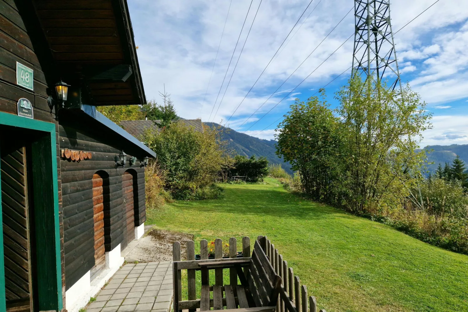 Panoramahütte Präbichl-Tuinen zomer