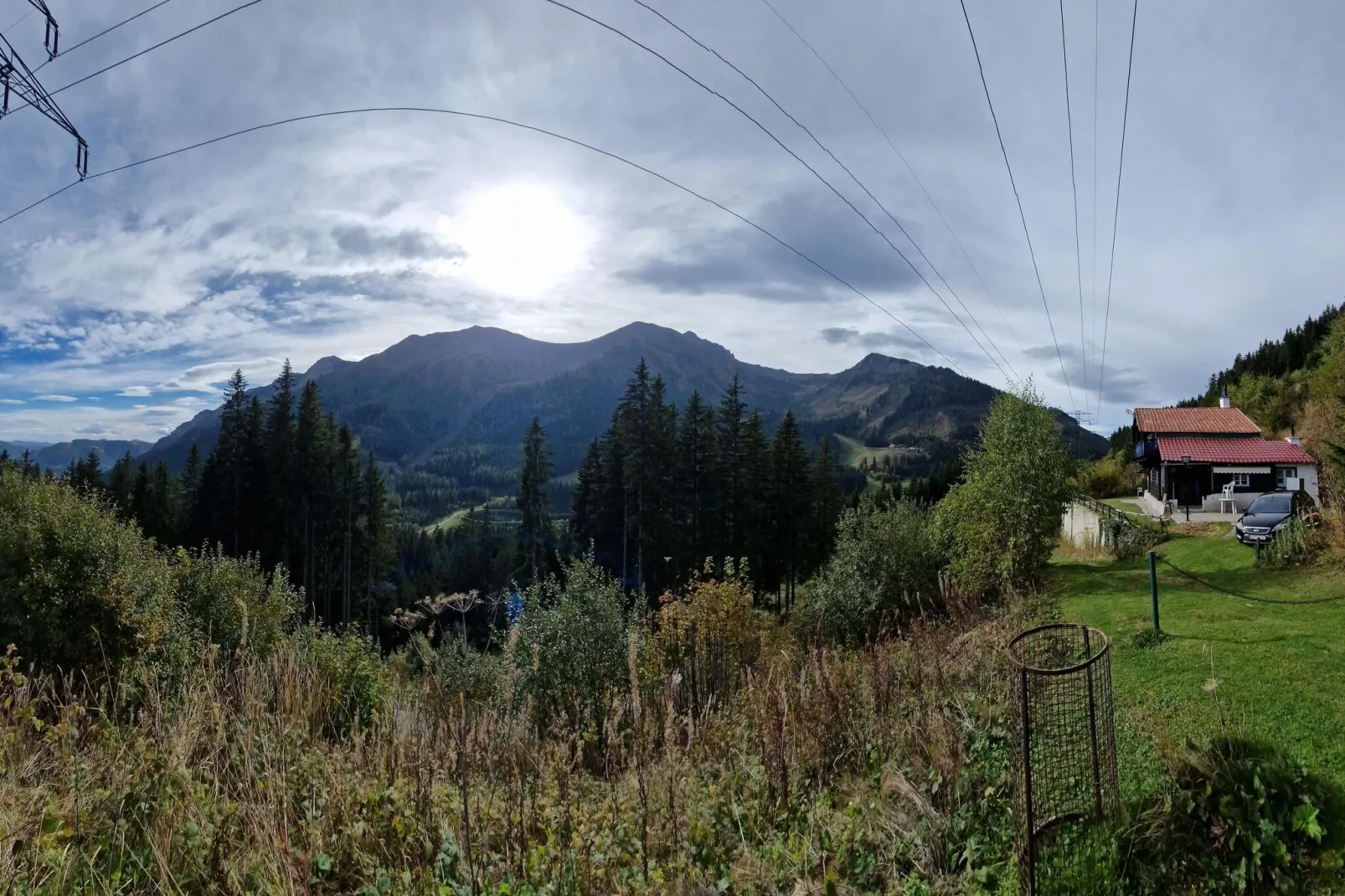 Panoramahütte Präbichl-Uitzicht zomer