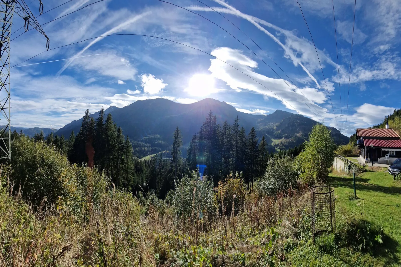 Panoramahütte Präbichl-Uitzicht zomer