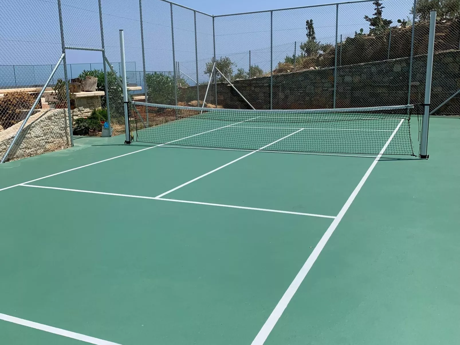 Hochzeit Villa Anemomylos Beheizter Pool Jacuzzi-Buiten