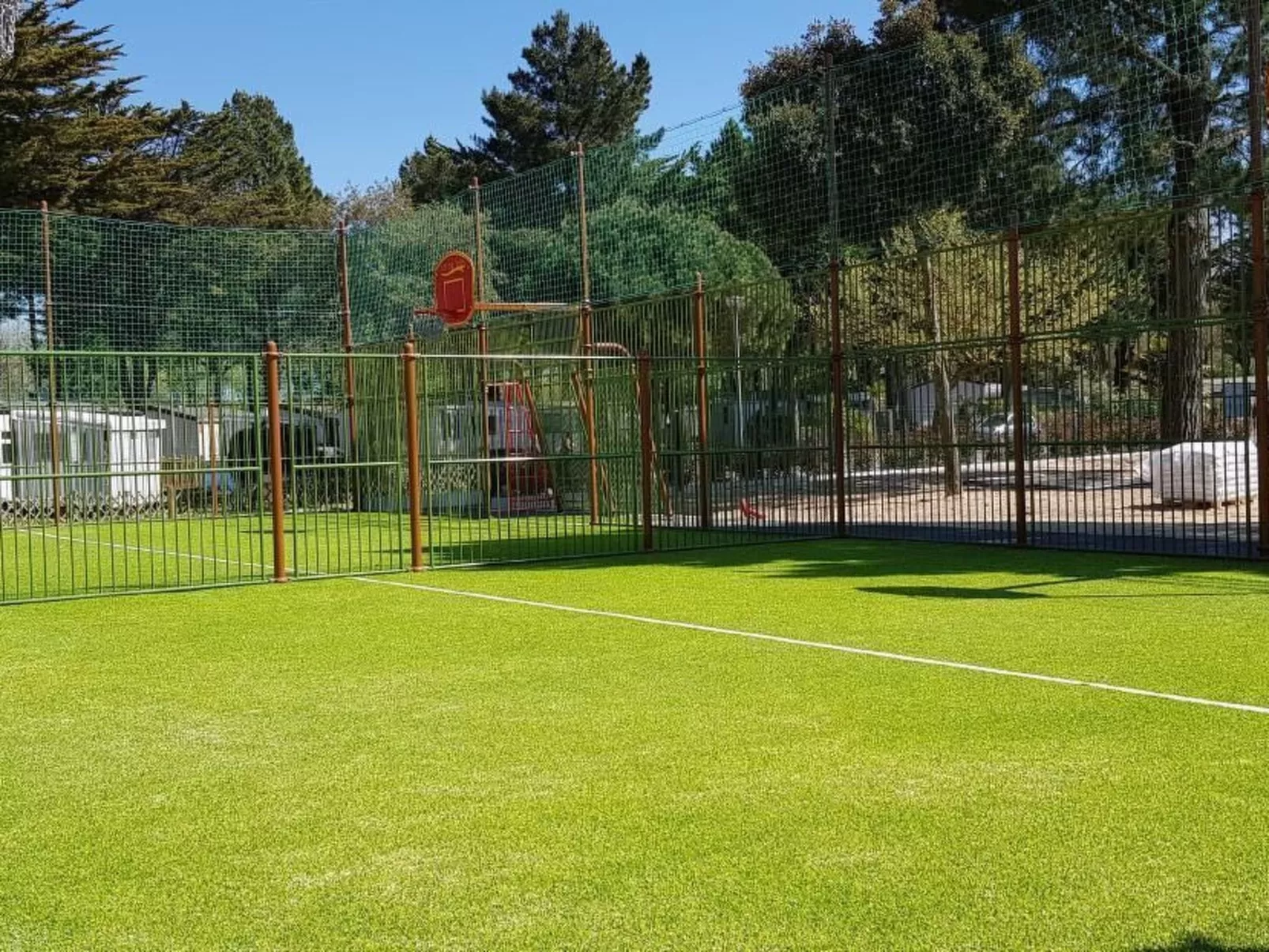 Standort mobil home 2 chambres-Buiten