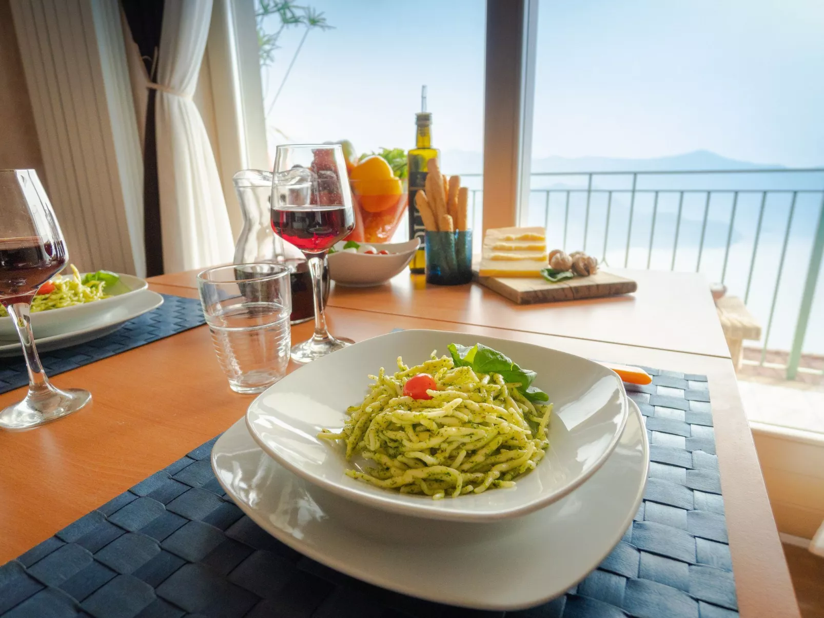 Mantegna - garten mit seeblick und schwimmbad-Binnen
