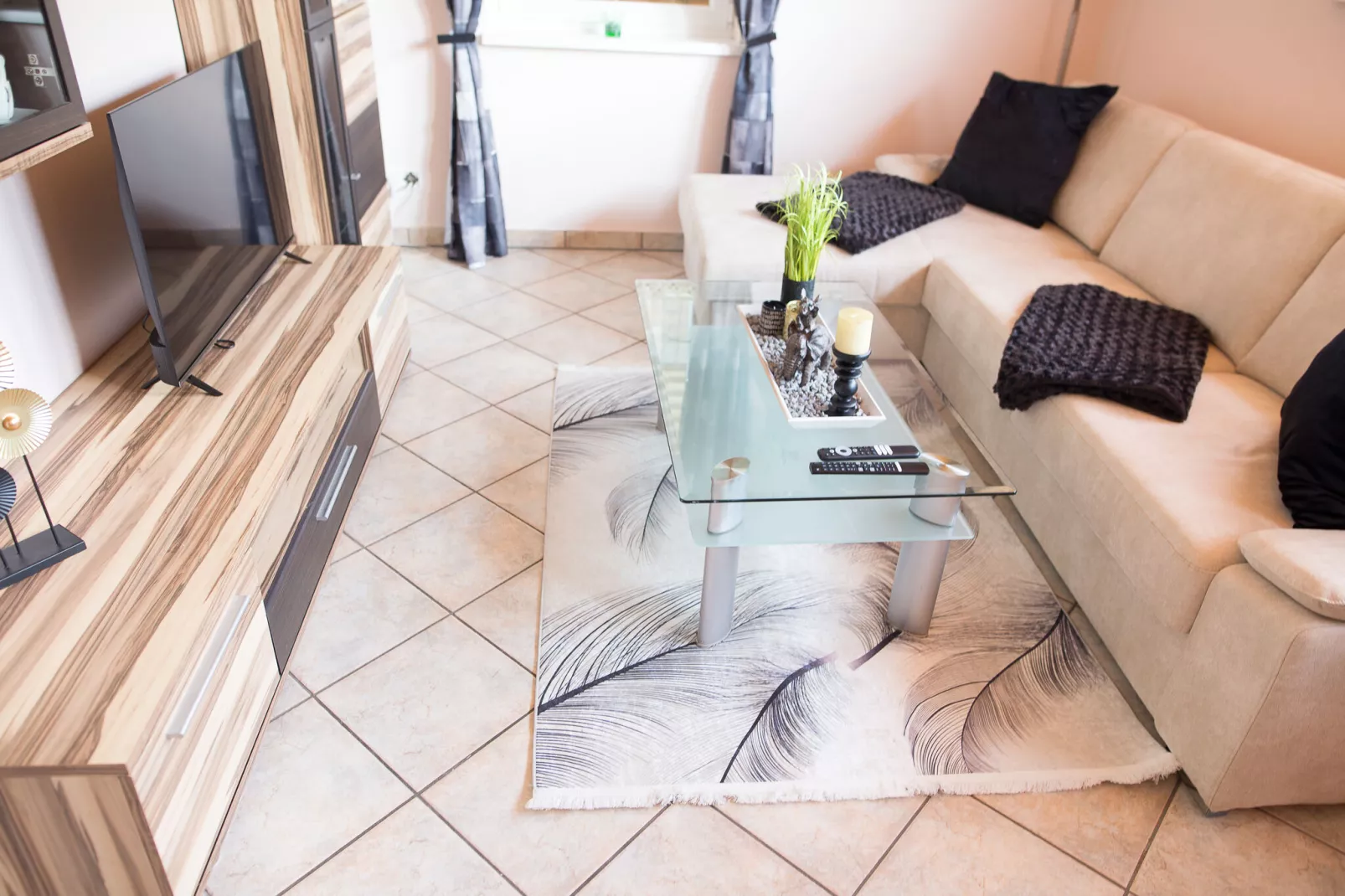 Ferienwohnung in Arnnoldstein-Woonkamer