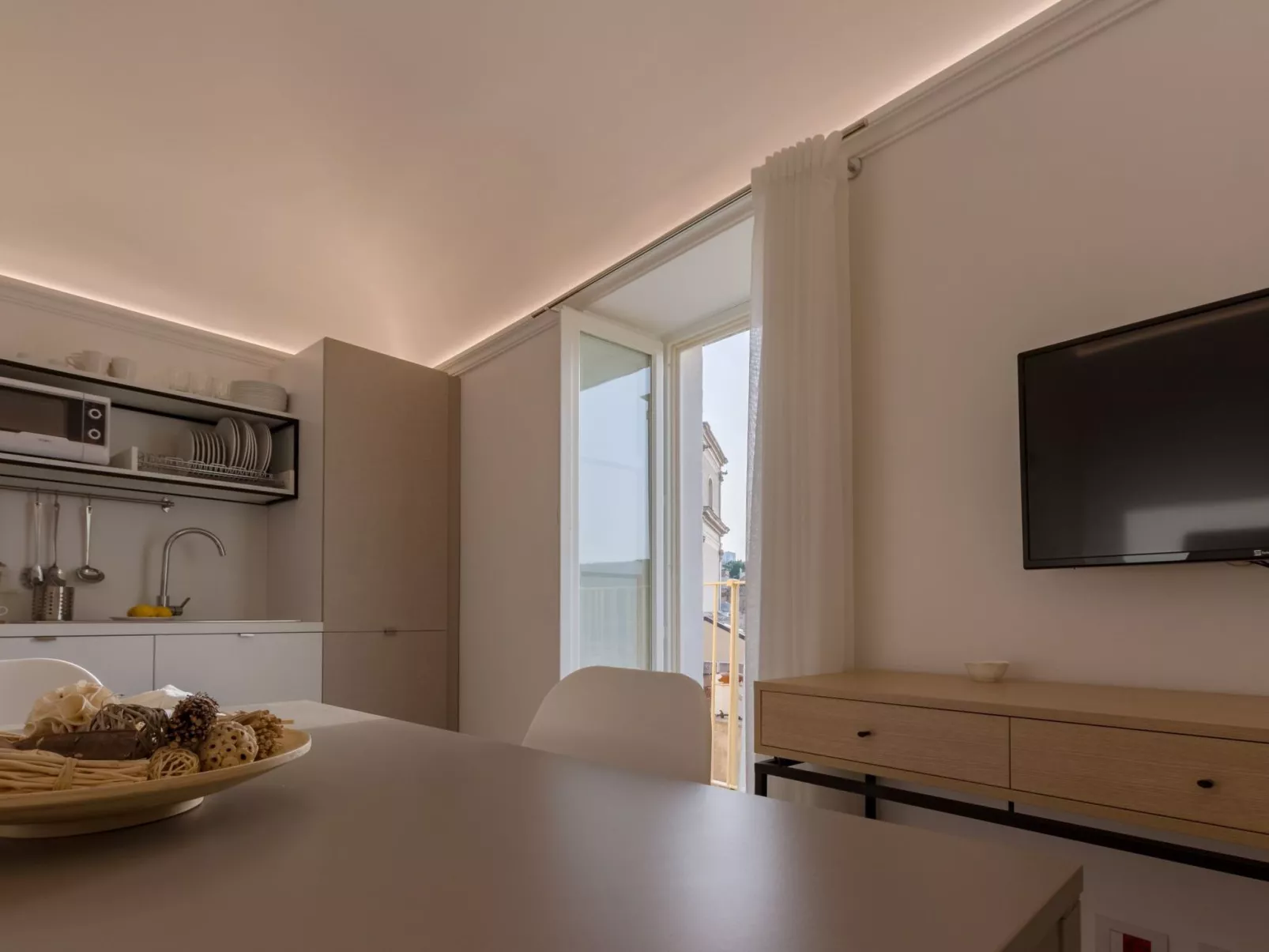 Großes Appartement in Ragusa mit Kleinem Balkon-Binnen