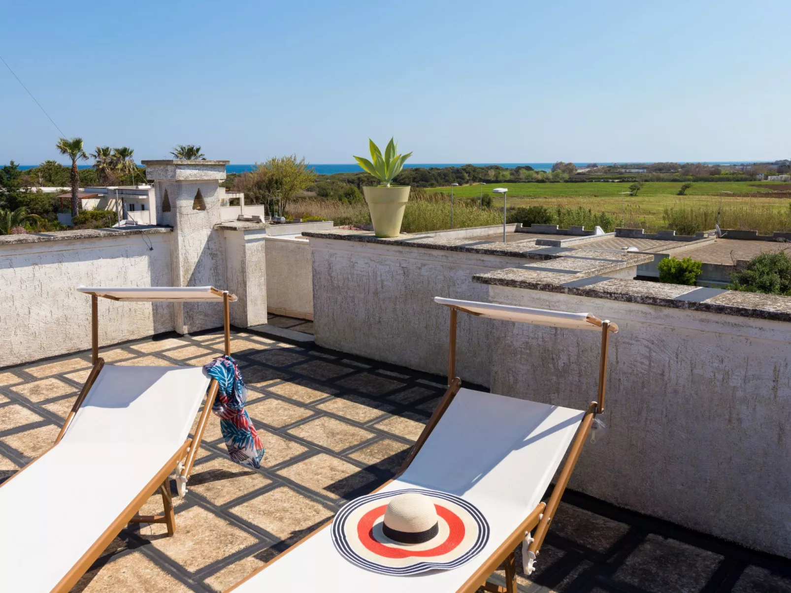 Flaches Panorama-Binnen