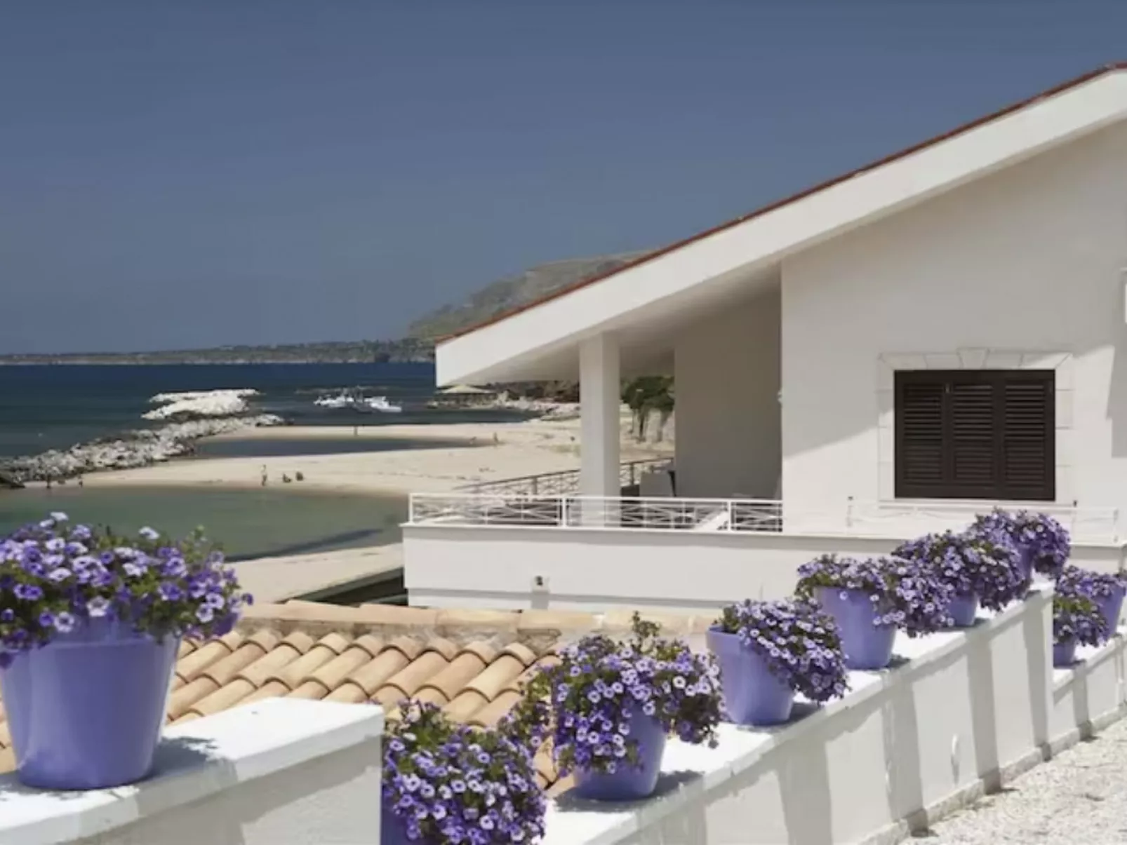 Villa am Meer Trappeto-Binnen