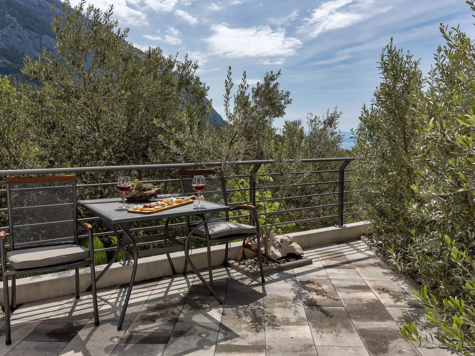 Villa Oscar mit Pool-Buiten