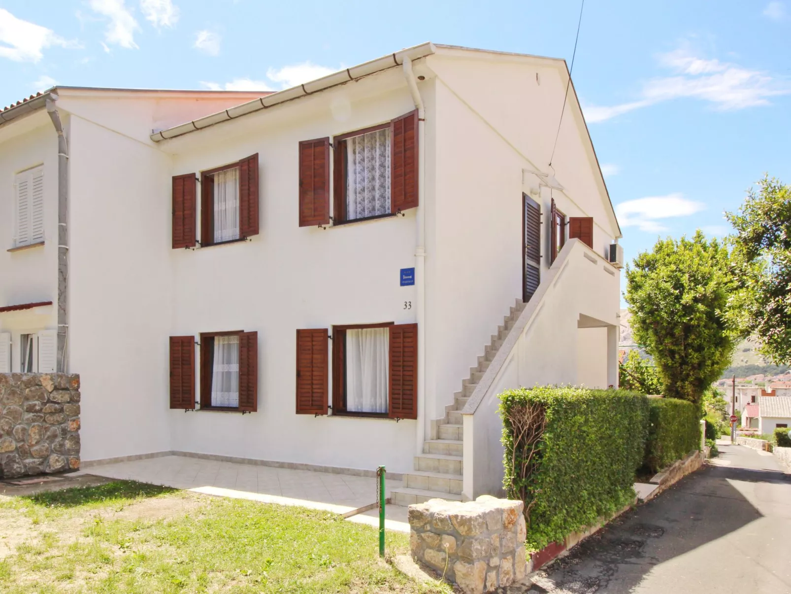 Charmante Wohnung in Baška mit Eigener Terrasse-Binnen