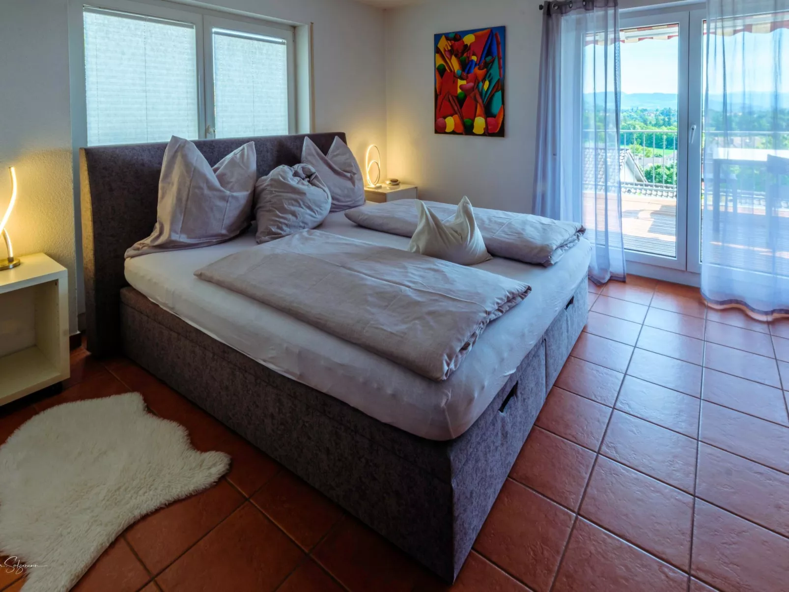 Apartment mit Terrasse nahe Schweizer Grenze-Binnen