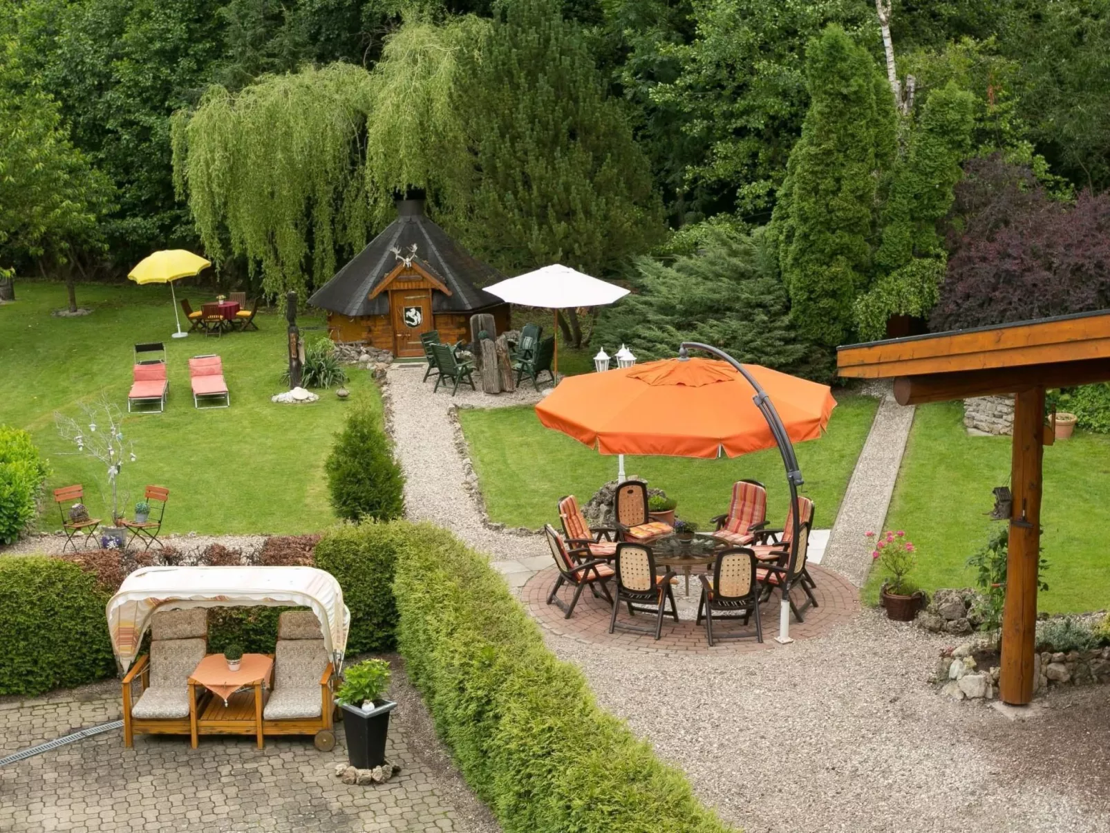 In Walkenried mit Schöner Terrasse-Buiten