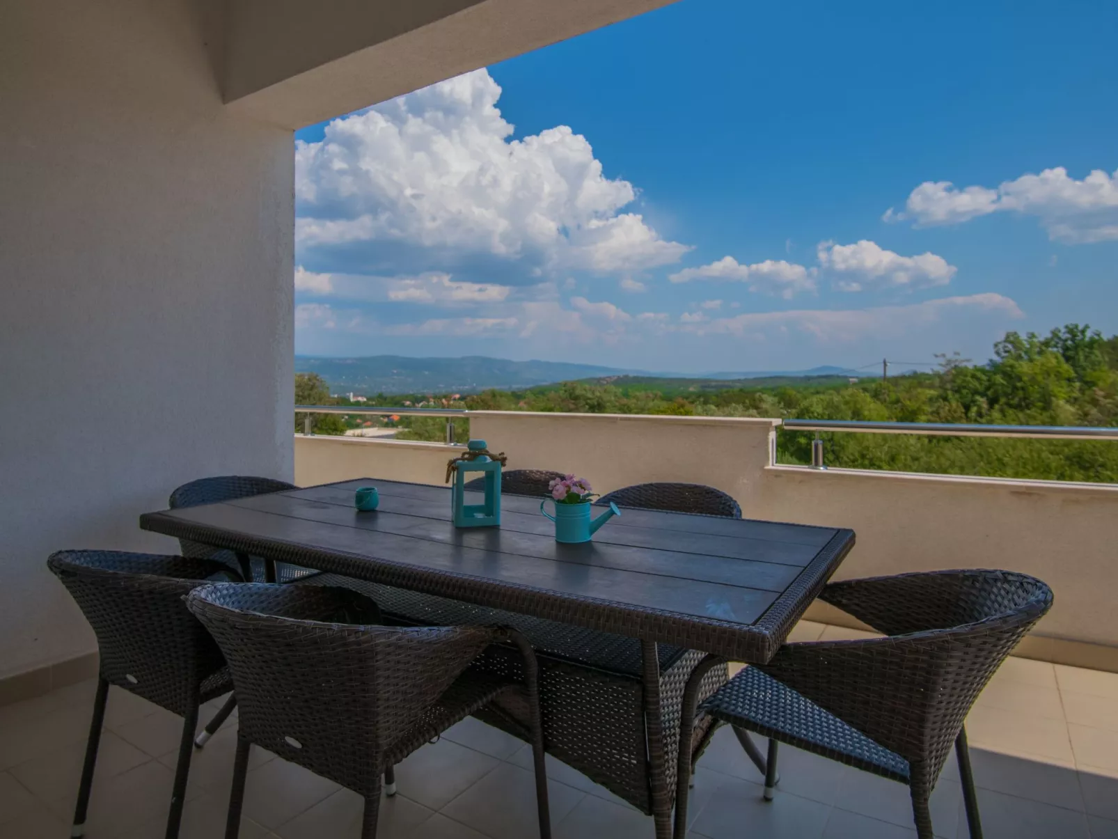 Freistehende Villa Iva Grubine mit Privatpool-Buiten