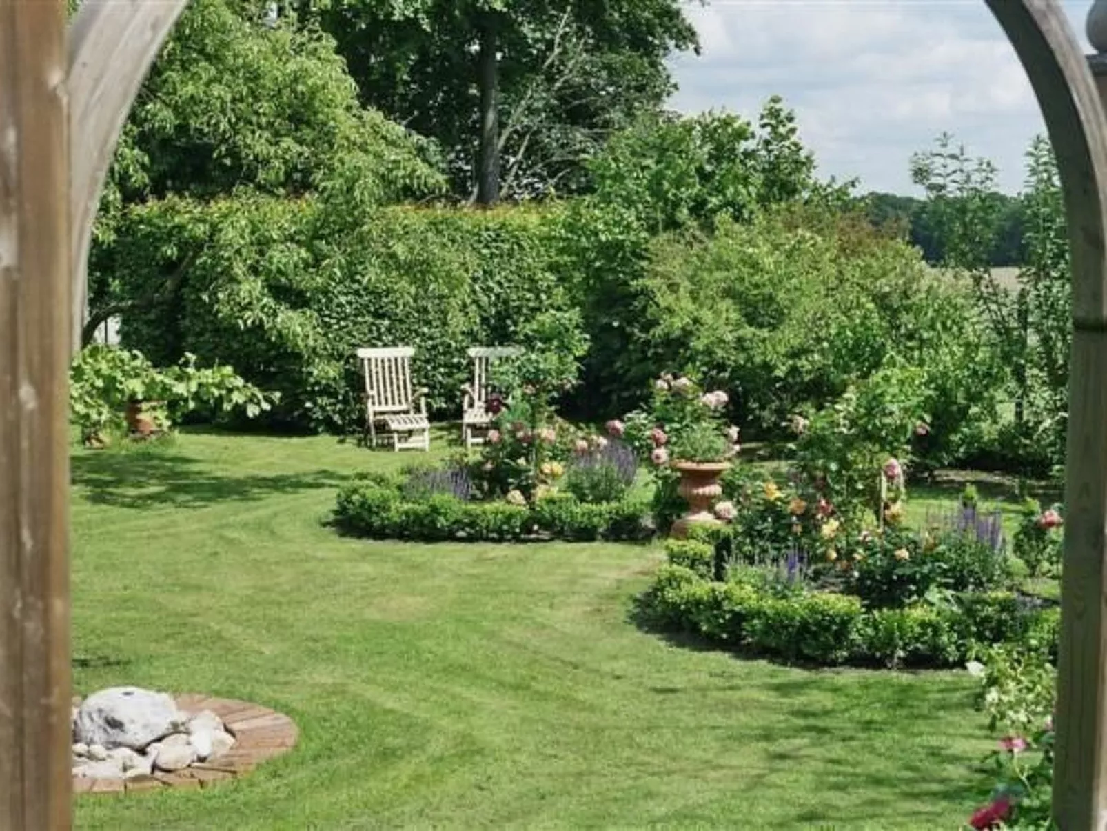 In ehemaliger Dorfschule am Dorfrand-Binnen