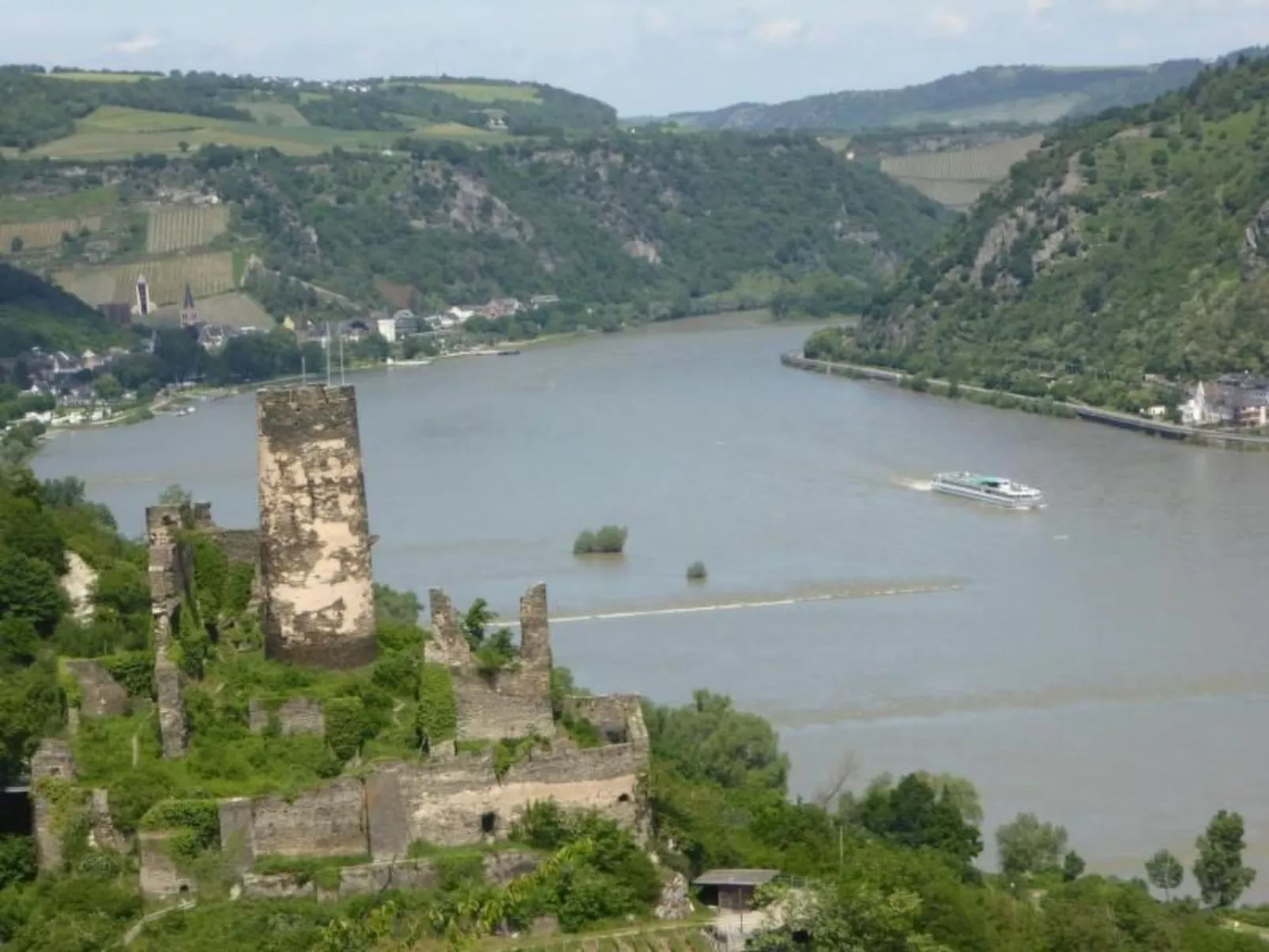 Schäfers Ferienwohnung Oberdiebach am Mittelrhein-Buiten