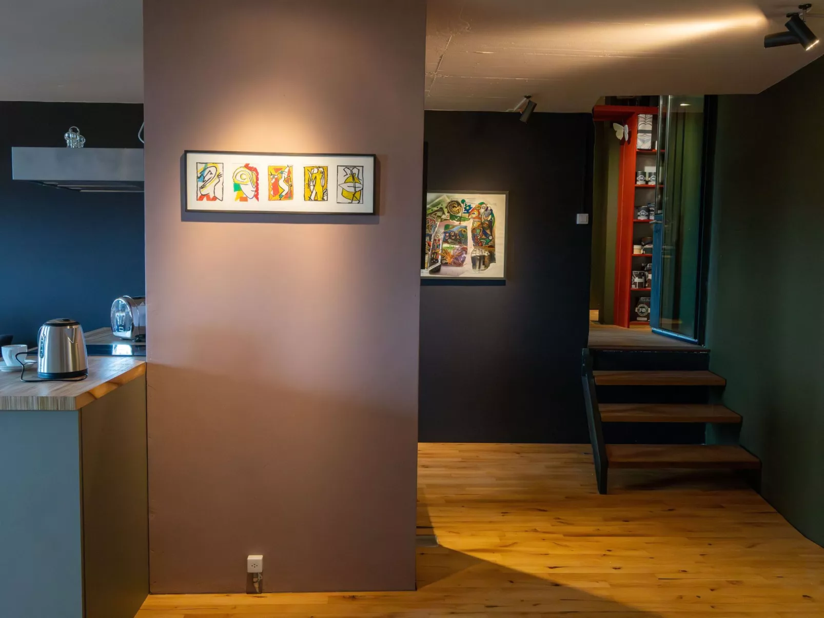 Studio de l'artist-Binnen