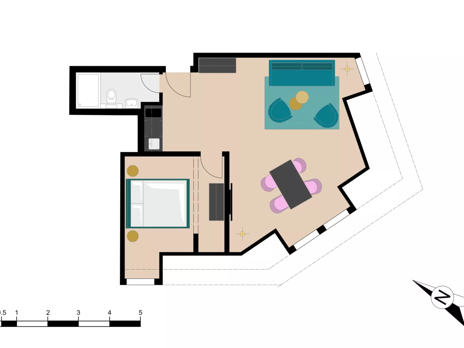 BankHouse Apt. XL404-Binnen