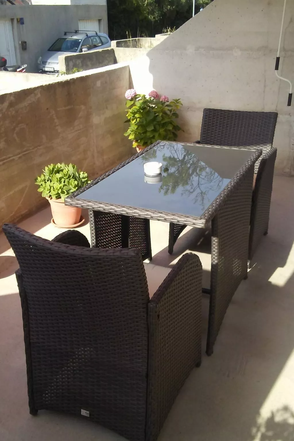 "Blue Apartment" am Strand-Binnen