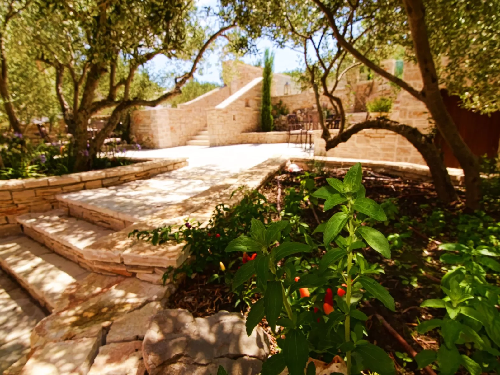 Wohnung für 4 Personen mit Whirlpool und Schwimmbad-Buiten