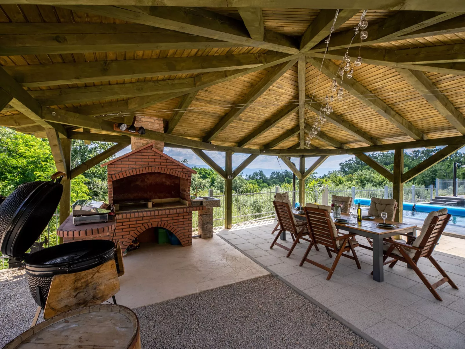 Vila Ema mit Meerblick - Buiten