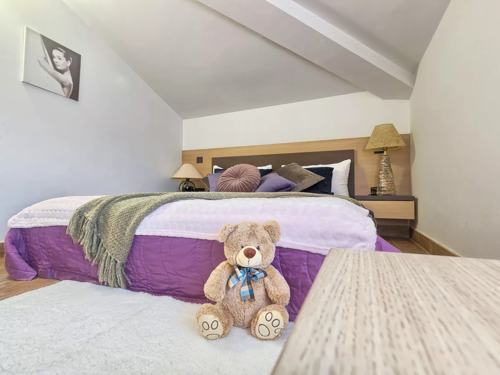 Geräumige Ferienwohnung für vier Personen mit Balkon und Meerblick-Binnen