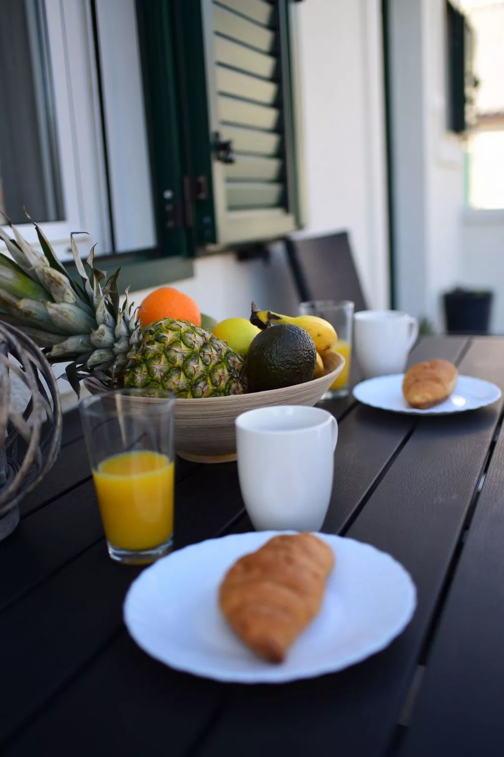 Wohnung mit Garage-Buiten
