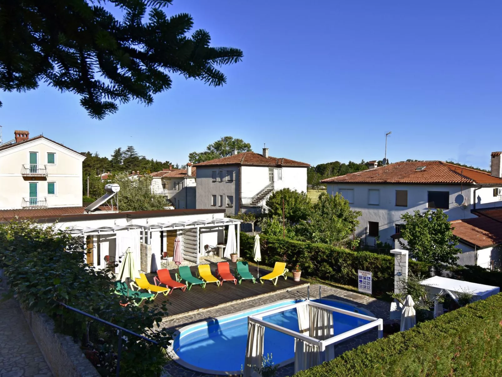 Apartment Nika 5 in der Residenz mit Pool und Whirlpool in Strandnähe-Buiten