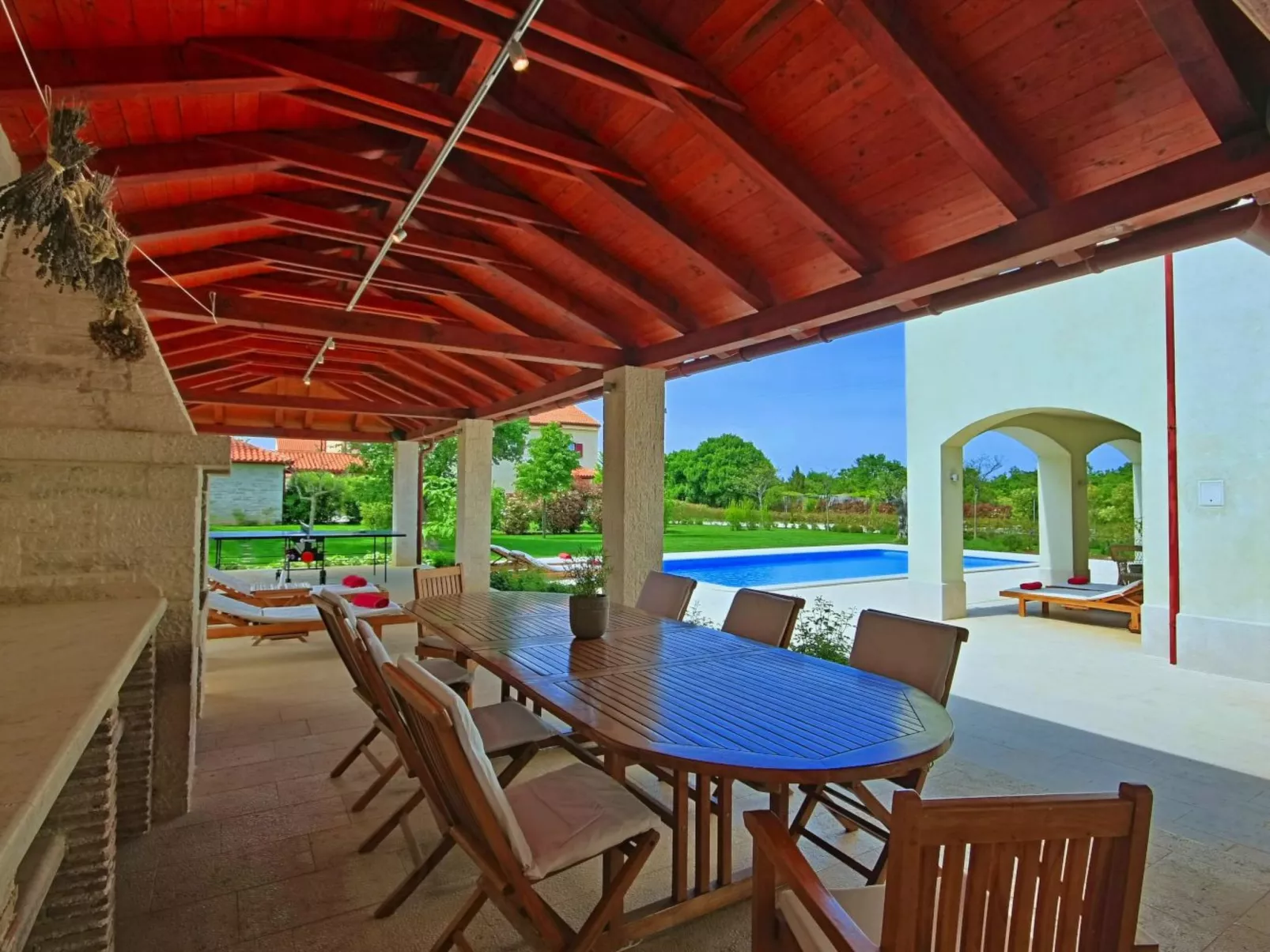 Ferienvilla "Villa Alma" mit Sauna-Buiten