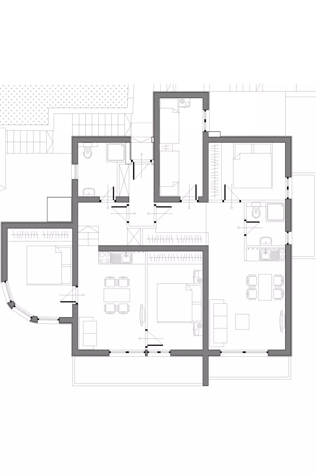 Geräumiges Ferienhaus in Omiš mit Privatem Pool-Binnen