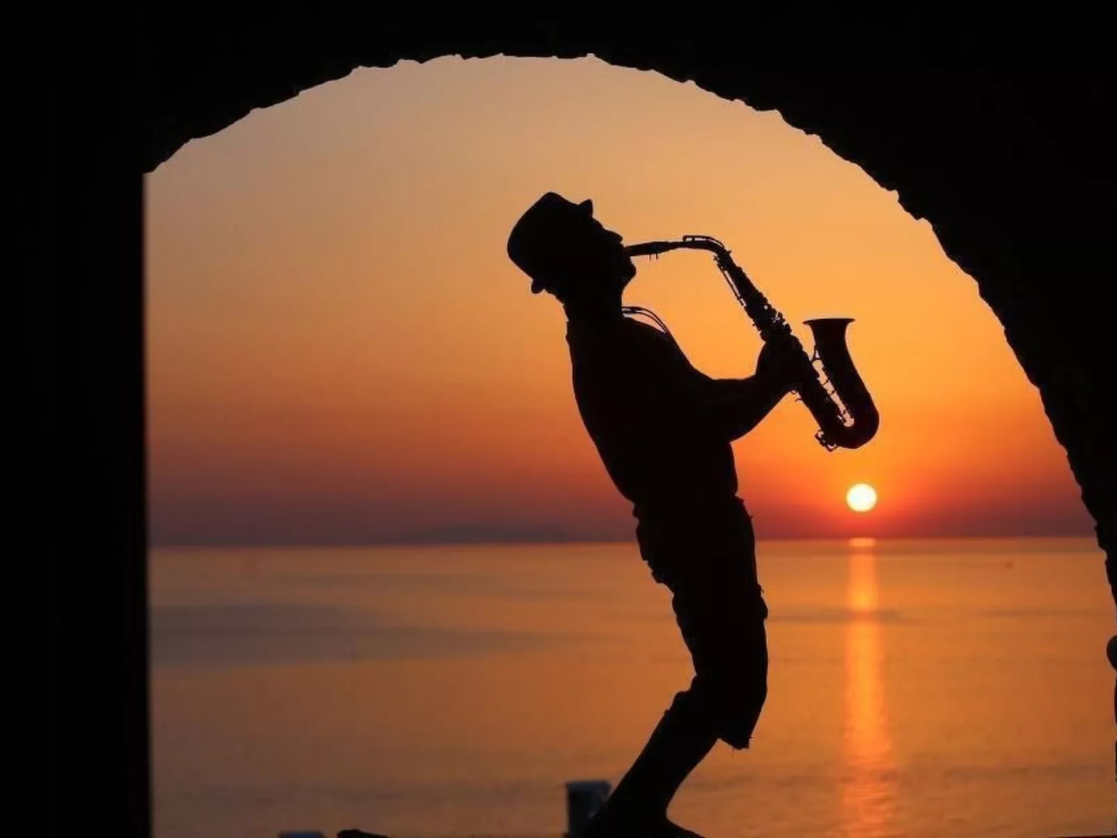 "Calypso Sunset" mit Terrasse-Buiten