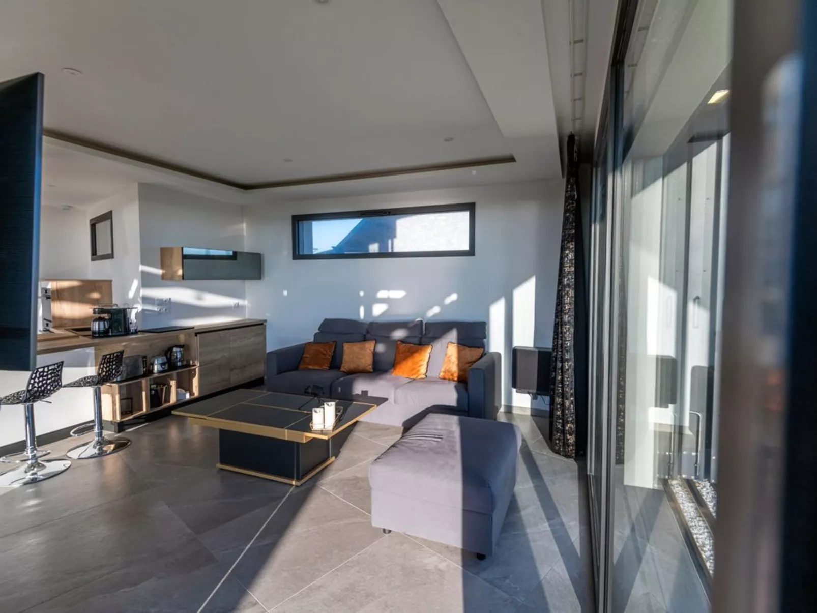 Villa mit Meerblick und privatem Spa - les gîtes de Fabie-Binnen