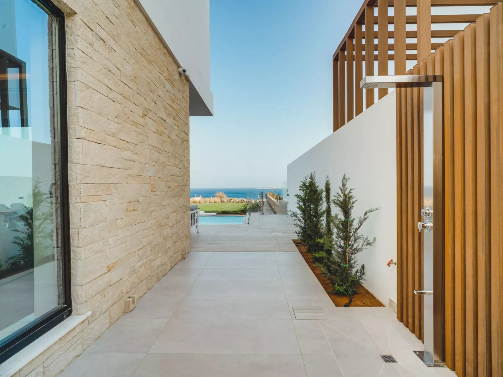 Periyiali Resort - Frontansicht Villa Ira - 5-Buiten