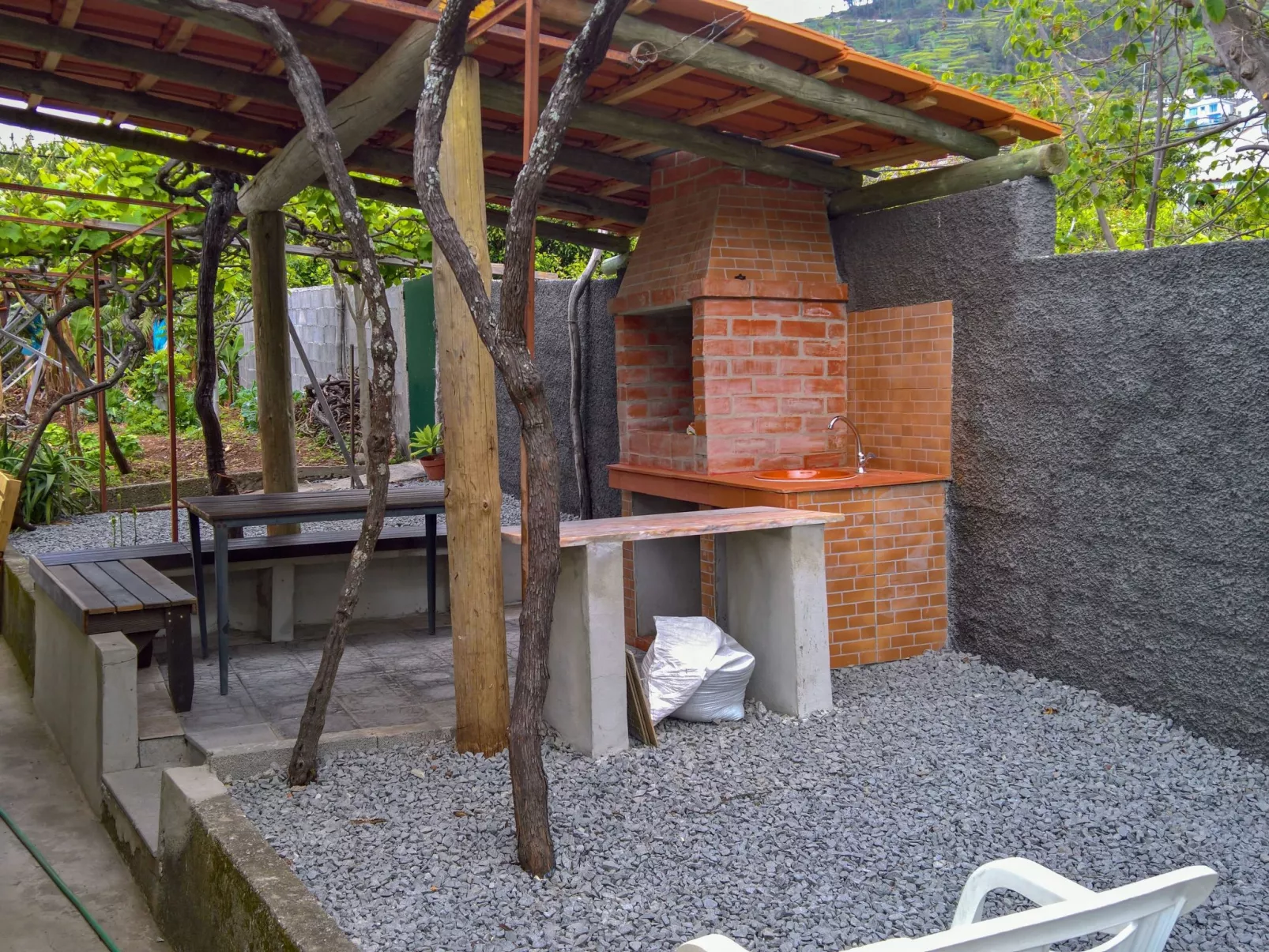 Typische Bauernhof-Wohnung-Buiten