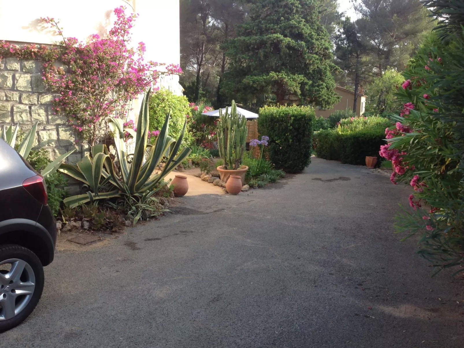 Erdgeschoss der Villa du Pébrier Côte d'Azur Saint Aygulf-Buiten