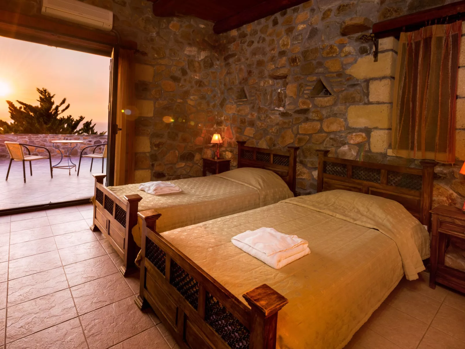 Traditionelle Villa mit Pool und Meerblick Elafonissi-Binnen