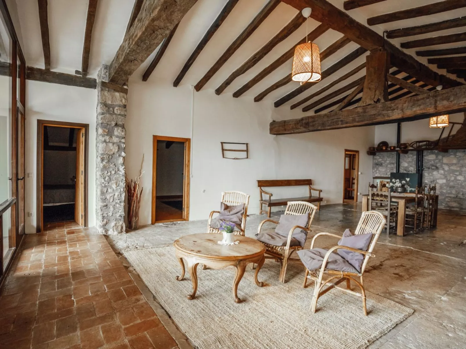 Casa Rural "El Callís" mit Bergblick-Binnen