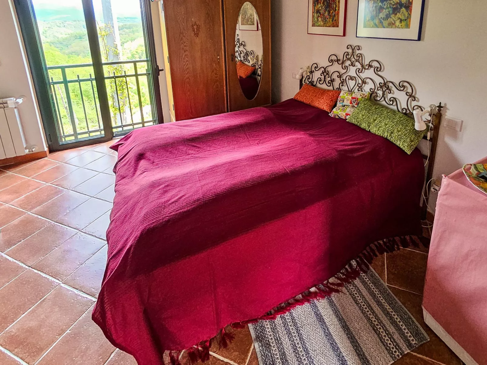 Mini-Appartement Casa Colombana mit Panoramablick - Binnen