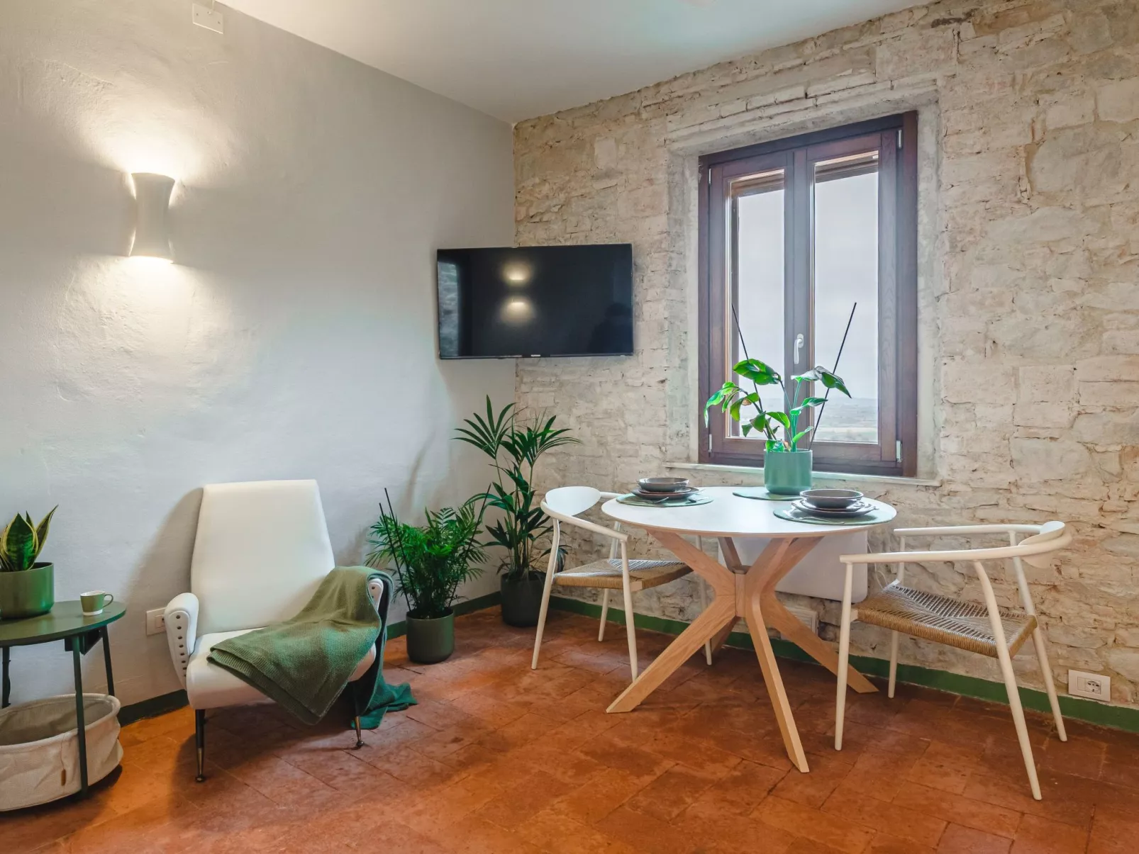 Mittelalterliche toskanische Unterkunft mit Aussicht und geräumigem Bad-Binnen