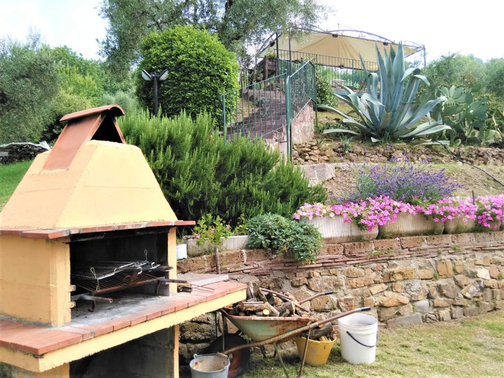 Toskanische Villa 14 Personen Ultra-Panoramapool-Buiten