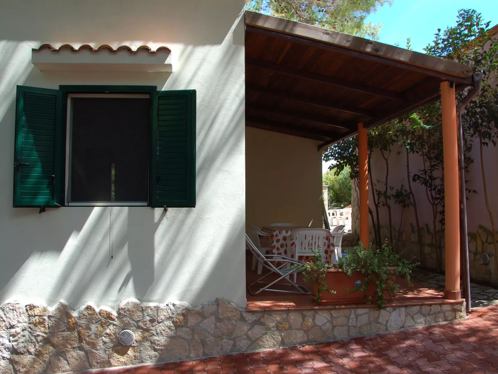 Wohnung in Vieste mit Grill-Buiten