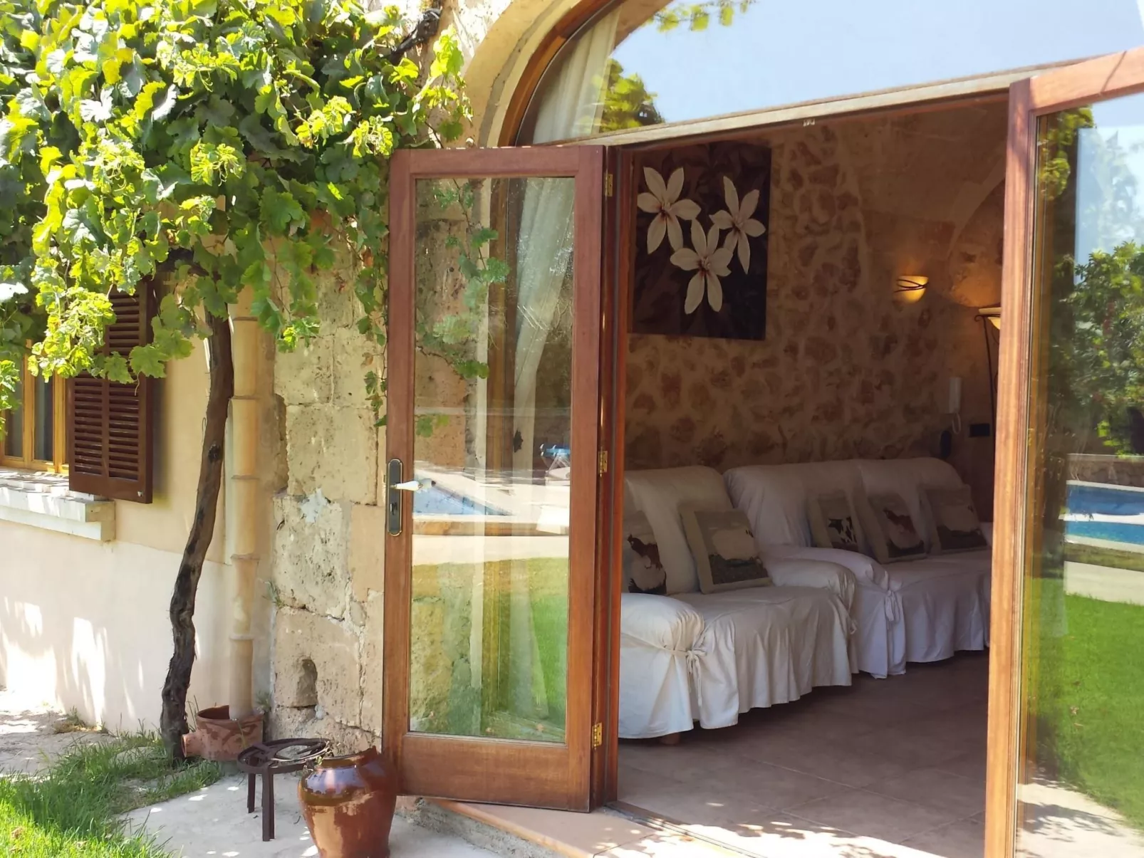 Finca 'Esporrassar' mit Terrasse-Binnen