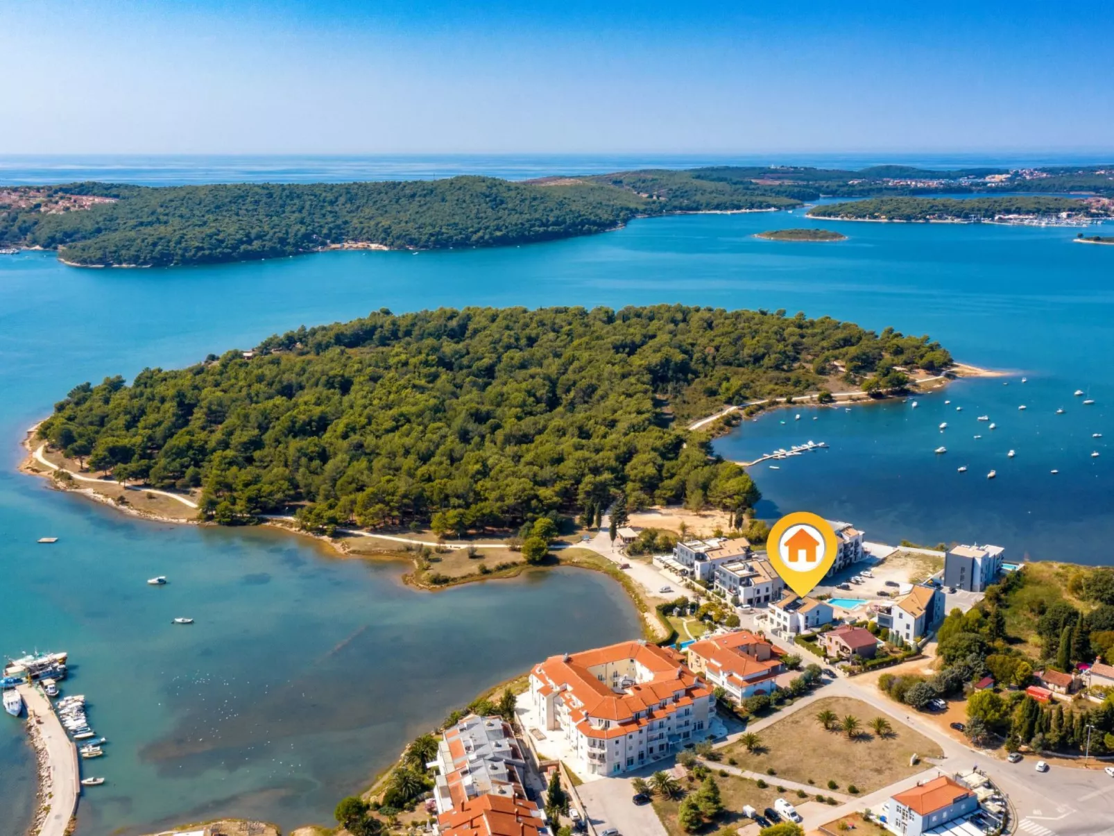 Für 6 Personen ca. 147 m&sup2; in Medulin, Istrien (Medulin und Umgebung)-Buiten