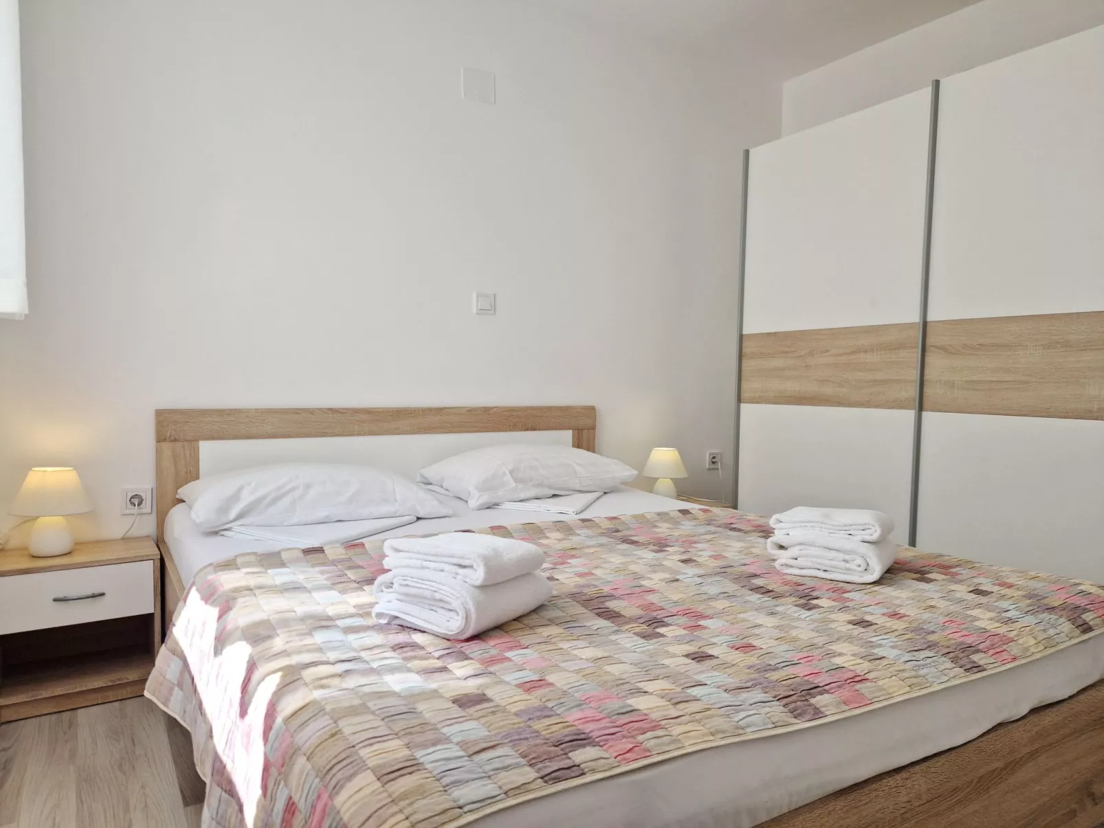 In Baška mit Eigenem Balkon-Binnen