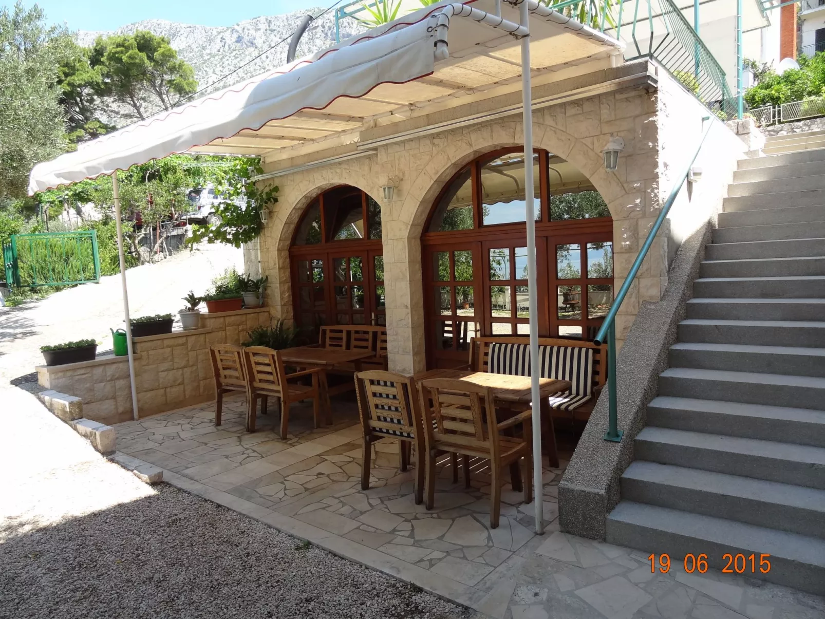 Komfortables Studio-Apartment mit Meerblick-Buiten